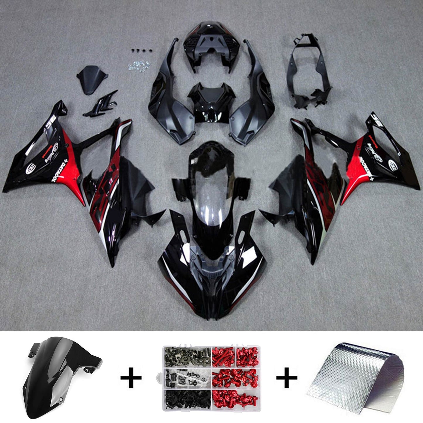 Amotopart 2019-2022 BMW S1000RR/M1000RR KIT ROSSO ROSSO DURO