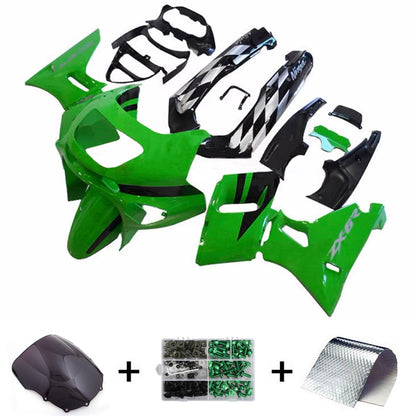 Amotopart Kawasaki ZZR400 1993-2007 ZZR600 1998-2003 Kit carena Carrozzeria Plastica ABS