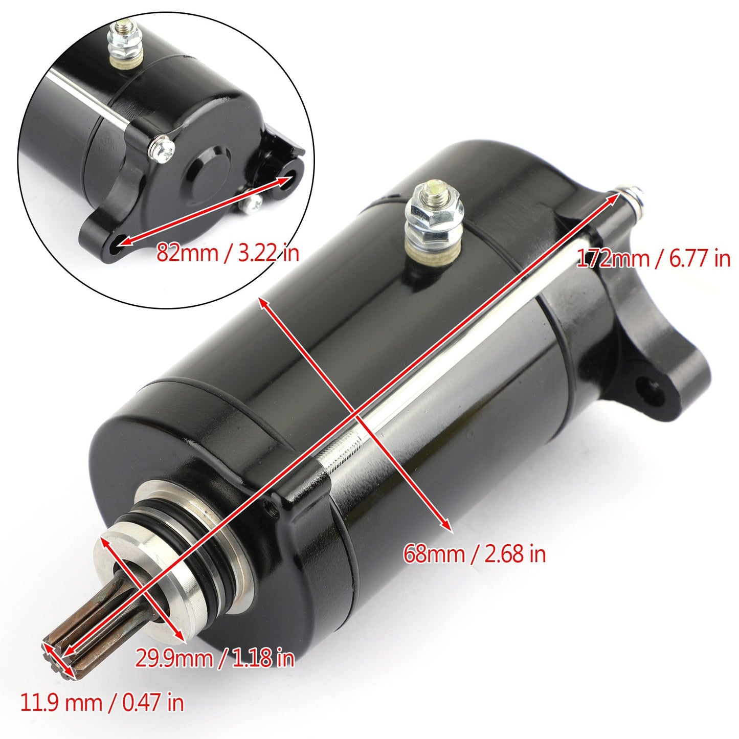 Motorino di avviamento per Yamaha Wave Blaster Venture 760 GP760 XL760 WB760 WVT760 96-00 Generico
