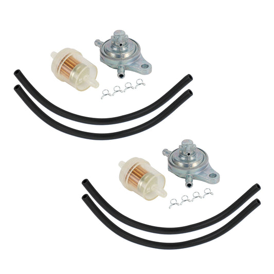 2 Tubo flessibile del filtro della benzina di aspirazione del vuoto del rubinetto del carburante per Suzuki Katana 50 MBK Booster 50