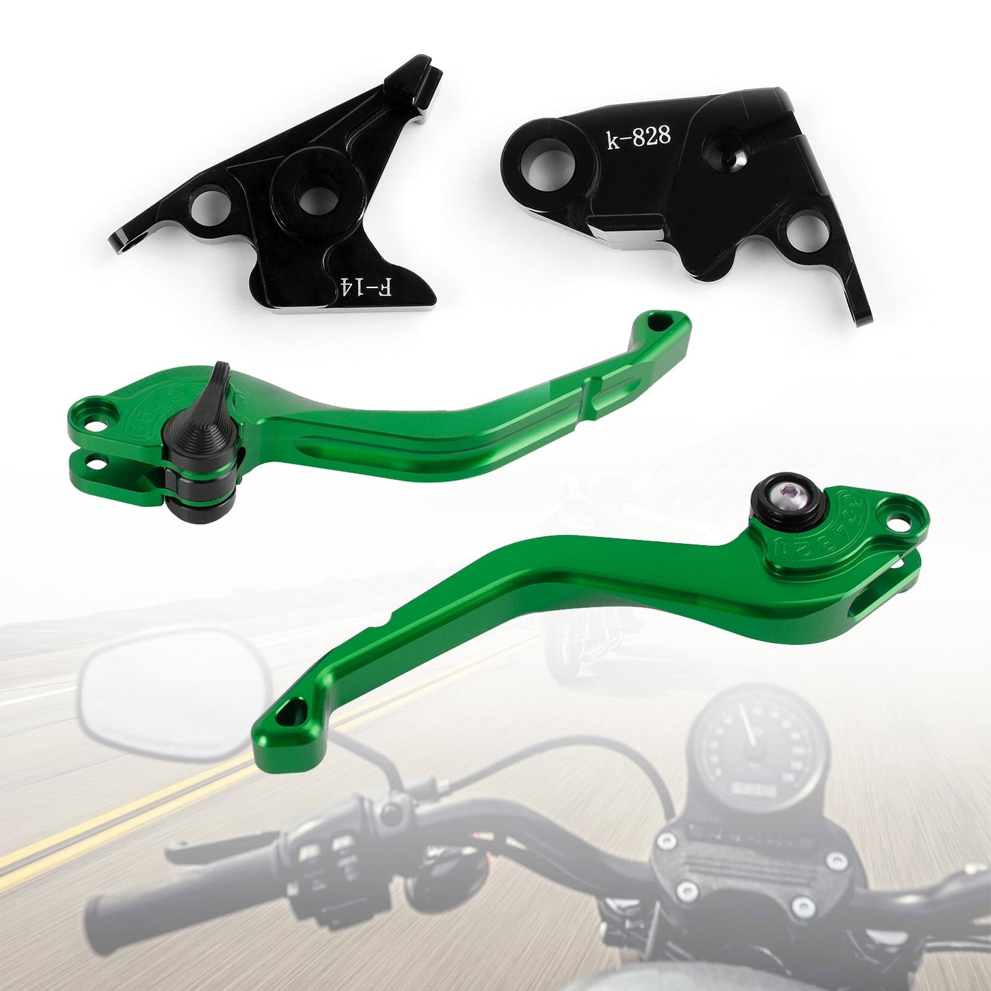 Kawasaki ZZR600 ZX6R ZX9R ZX10R Z1000 Leva freno frizione corta CNC