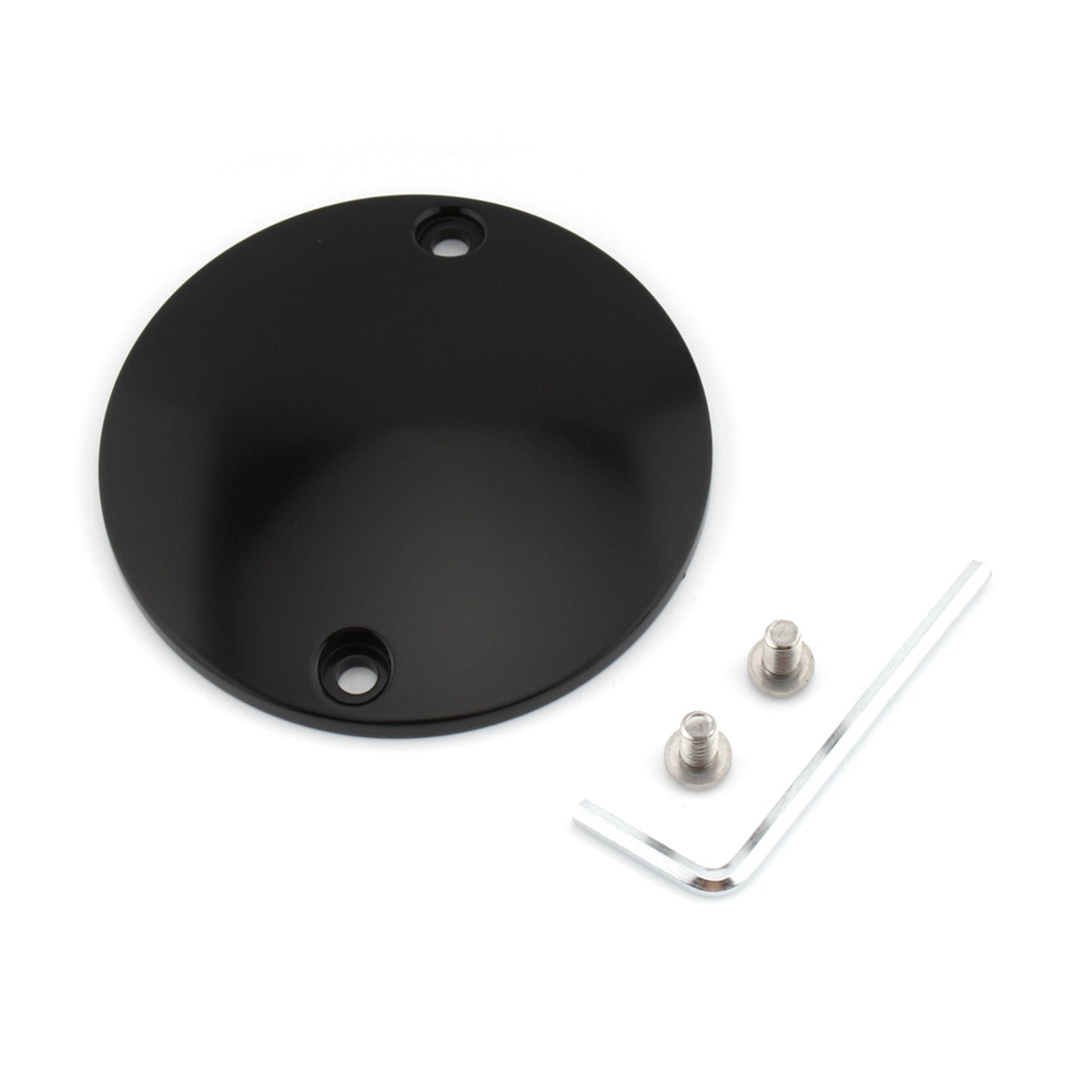 Coperchio timer accensione temporizzazione punto bombato per Xl 883 1200 Glide Dyna Fxst cromato generico