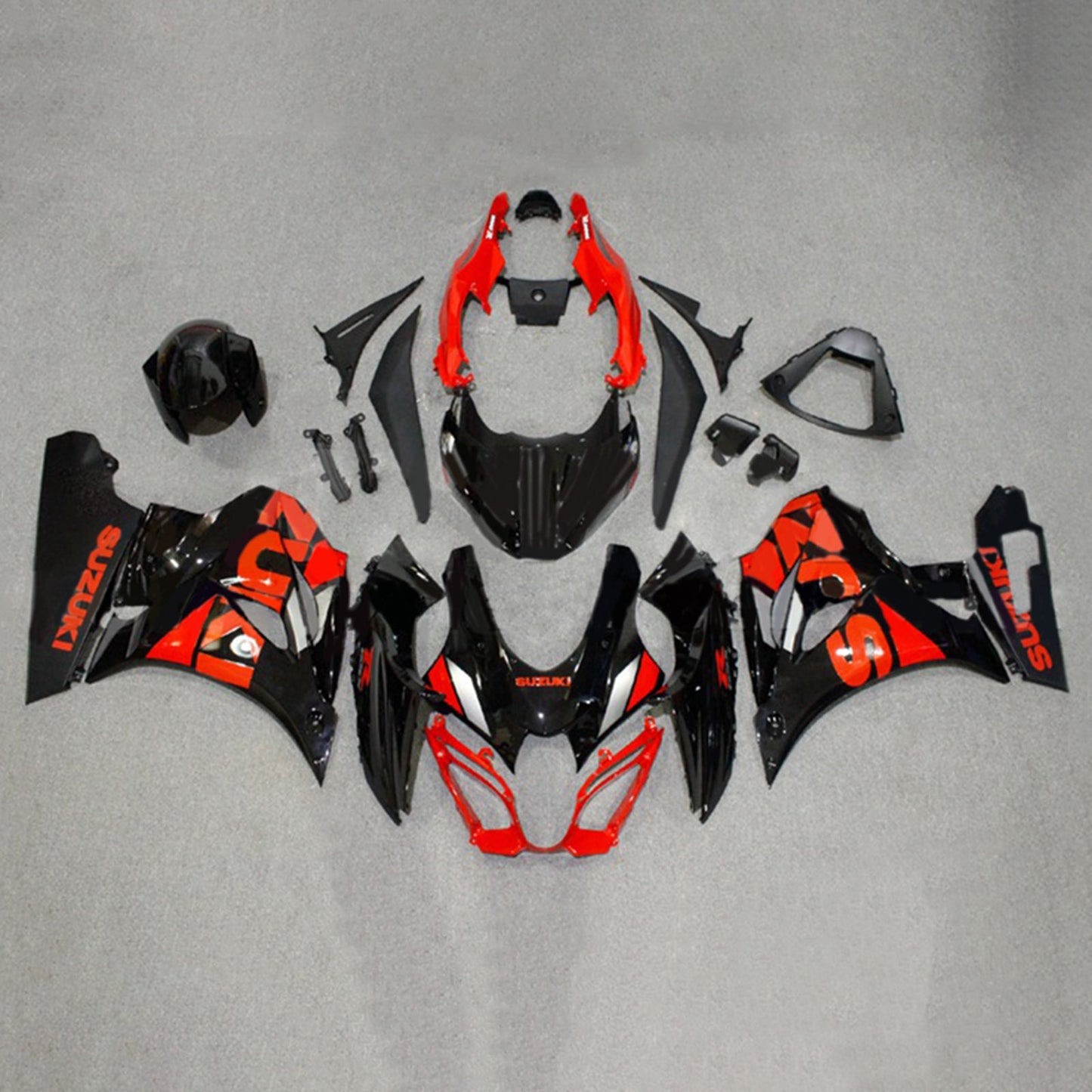 Amotopart Suzuki GSXR1000 2017-2023 K17 Kit carena Carrozzeria Plastica ABS
