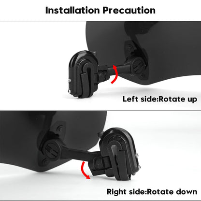 Clip regolabile per motocicletta sul deflettore del vento dello spoiler per l&#39;estensione del parabrezza