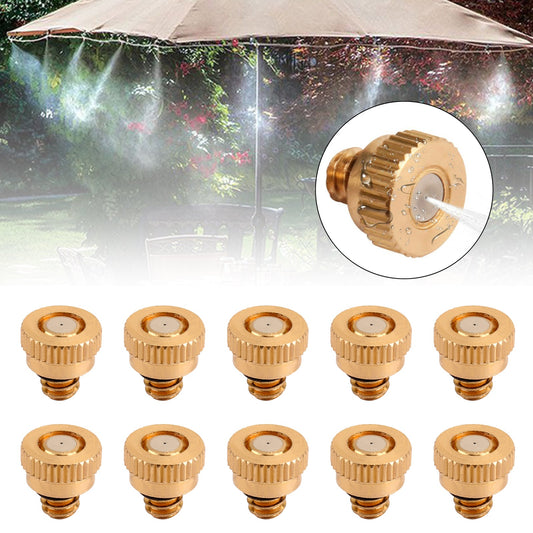 10x ugelli di nebulizzazione in ottone spruzzatore di acqua per sistema di raffreddamento 0,012" 10/24