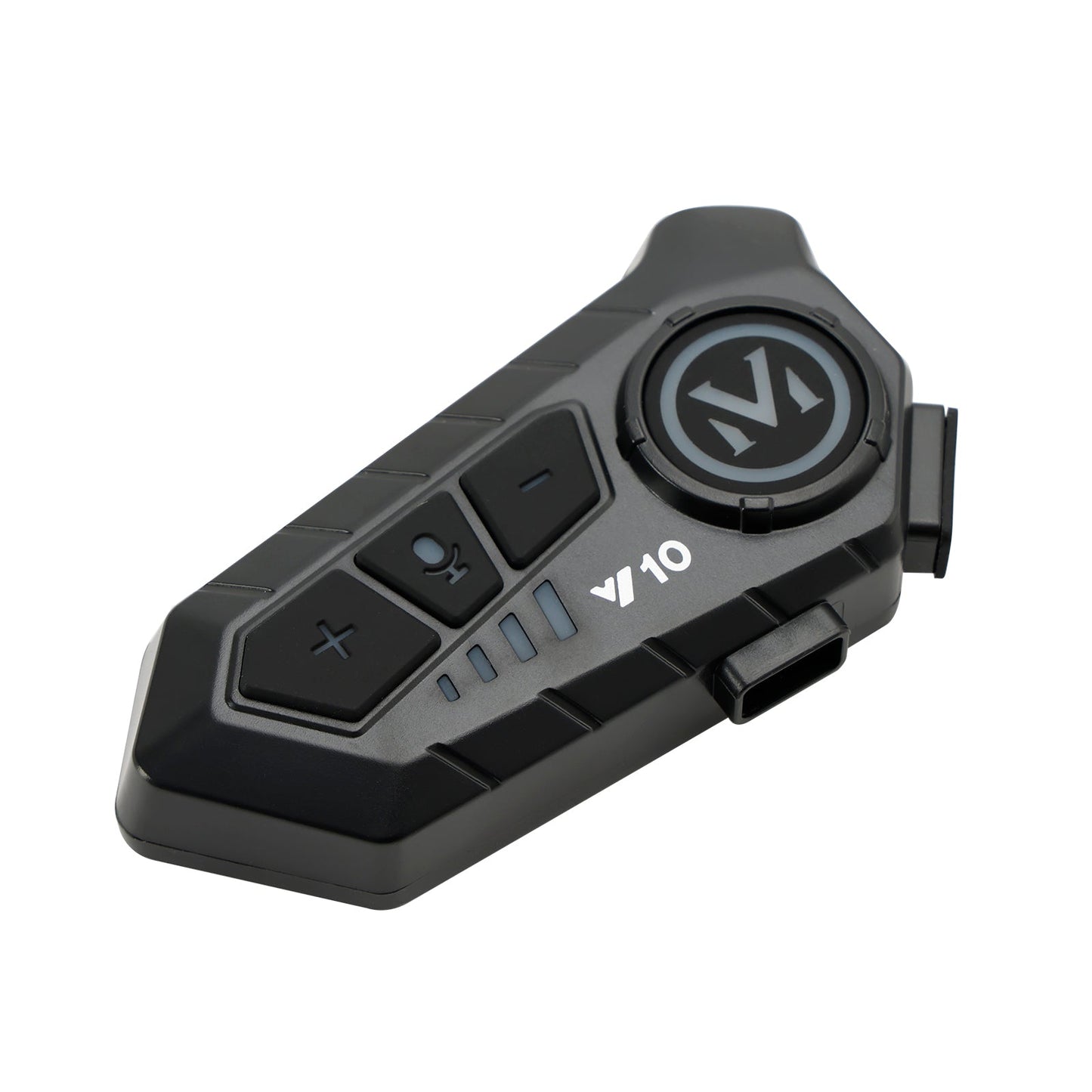 Auricolare Bluetooth per casco con altoparlante universale nero per moto