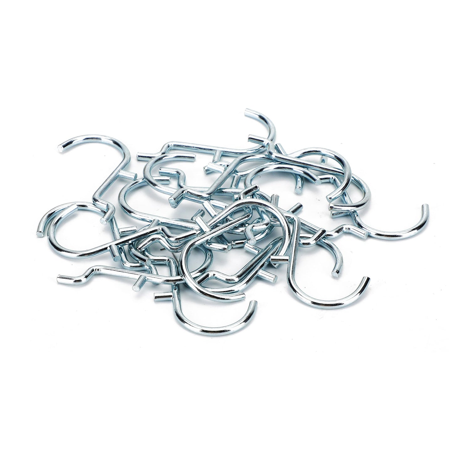 Confezione da 20 ganci appendiabiti da garage Jumbo "J" in metallo da 1/8 a 1/4 di pollice