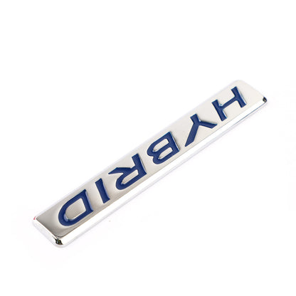 1PC 3D HYBRID Parole Adesivo per auto Emblema in metallo Distintivo per bagagliaio per auto posteriore Generico