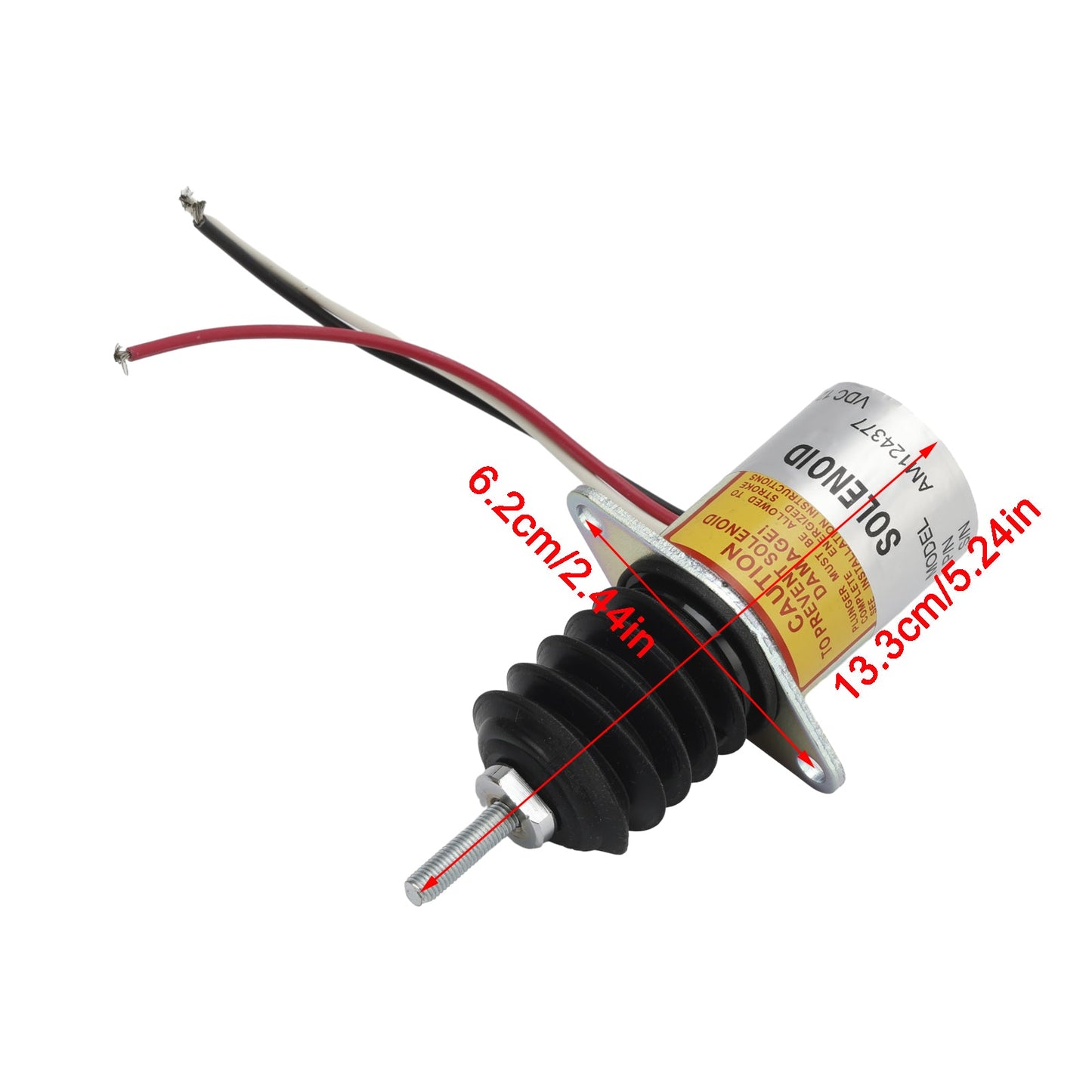 AM124379 AM124377 Solenoide di arresto carburante 12V per John Deere 655 755 856