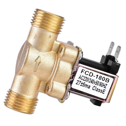 Elettrovalvola elettrica normalmente chiusa 1/2" AC 220V per scaldabagno solare