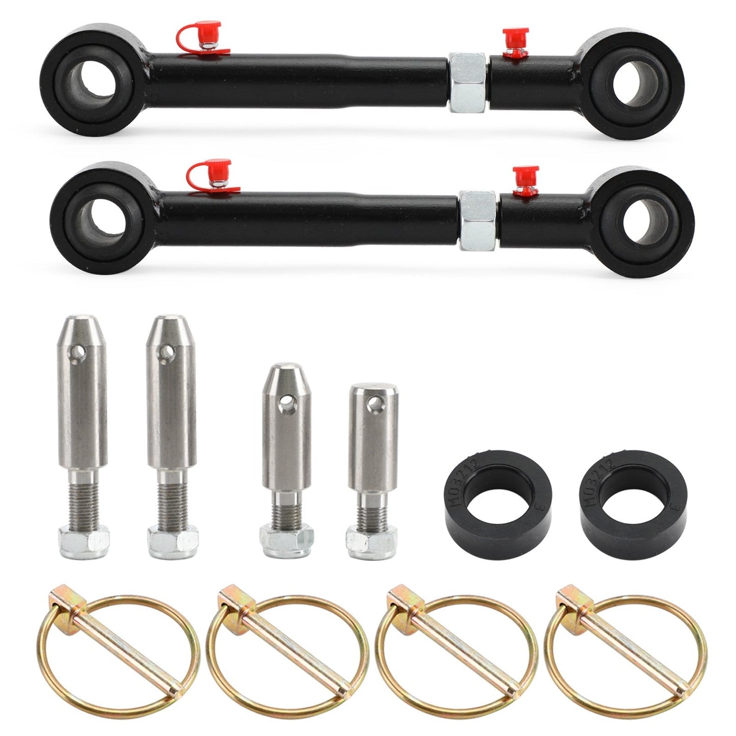 2007-2021 Jeep Wrangler JK JL 2.5-6” Collegamenti barra antirollio anteriore di sollevamento Scollegamento generico