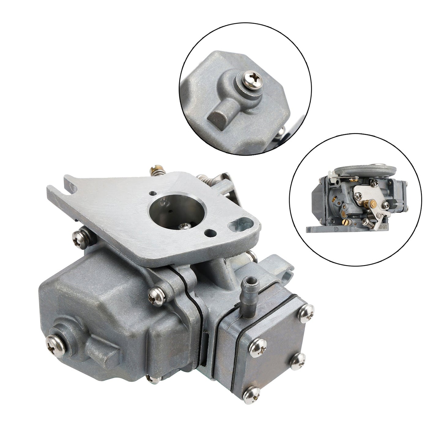 Carburatore motore fuoribordo Carb adatto per Yamaha 2 tempi 4HP 5HP 6E0-14301-05