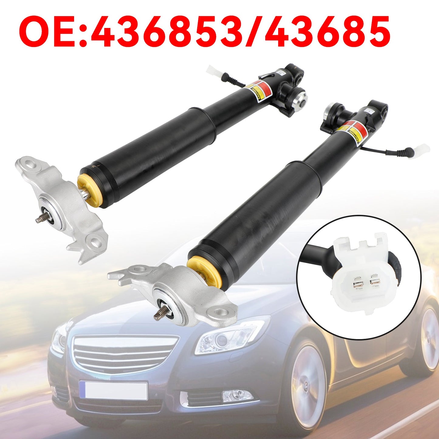 Opel Insignia A 2008-2017 436853 436854 coppia puntoni ammortizzatori posteriori Fedex Express
