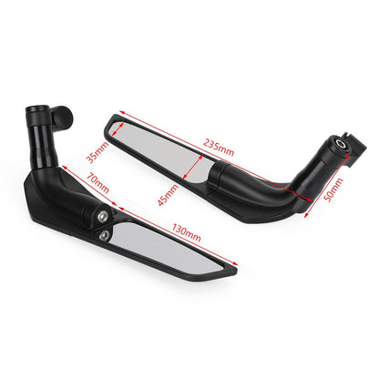 Wing Fin Spoiler Laterale Specchi Retrovisori Per Yamaha XT660 R/X Tenere 660 700 1200 Generico