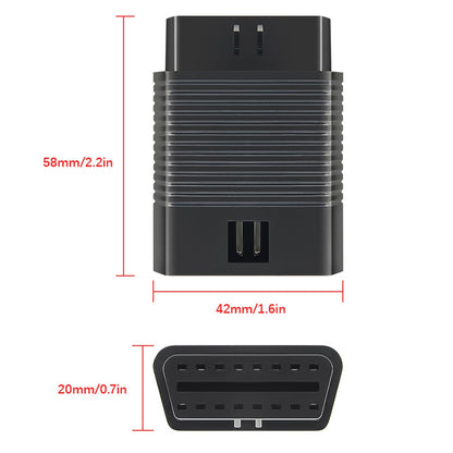OBD2 Scanner Partner Connettore adattatore diagnostico maschio-femmina a 16 pin