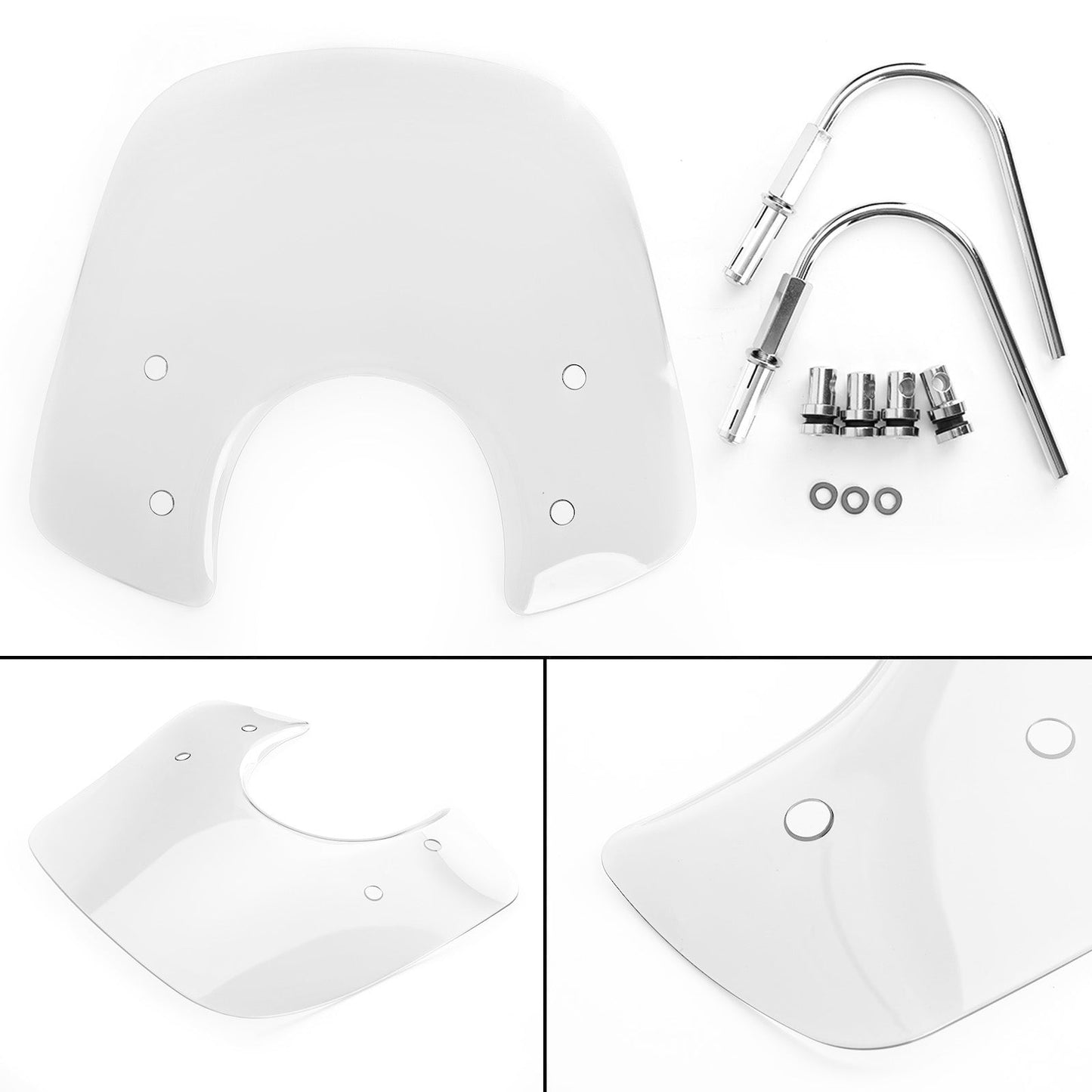 Cupolino Parabrezza adatto per Vespa LX50 LX125 LX150 GT200 GTS250ie GTS300 Super Generico
