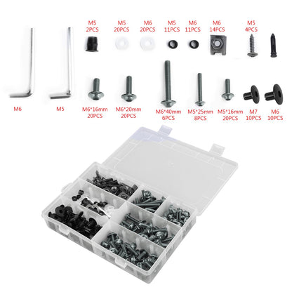 Carenatura Bullone Kit Carrozzeria Vite Per Honda CBR 600 900 919 954 1000 RR 1100XX TI Generico