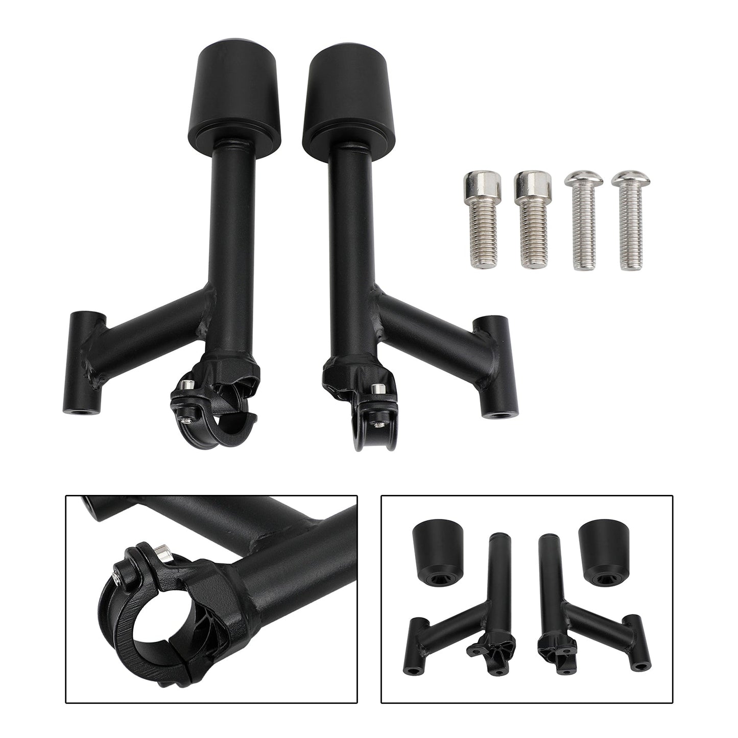 Rc390 Rc 390 2022-2024 Protezioni Paraurti Telaio Alluminio Nero