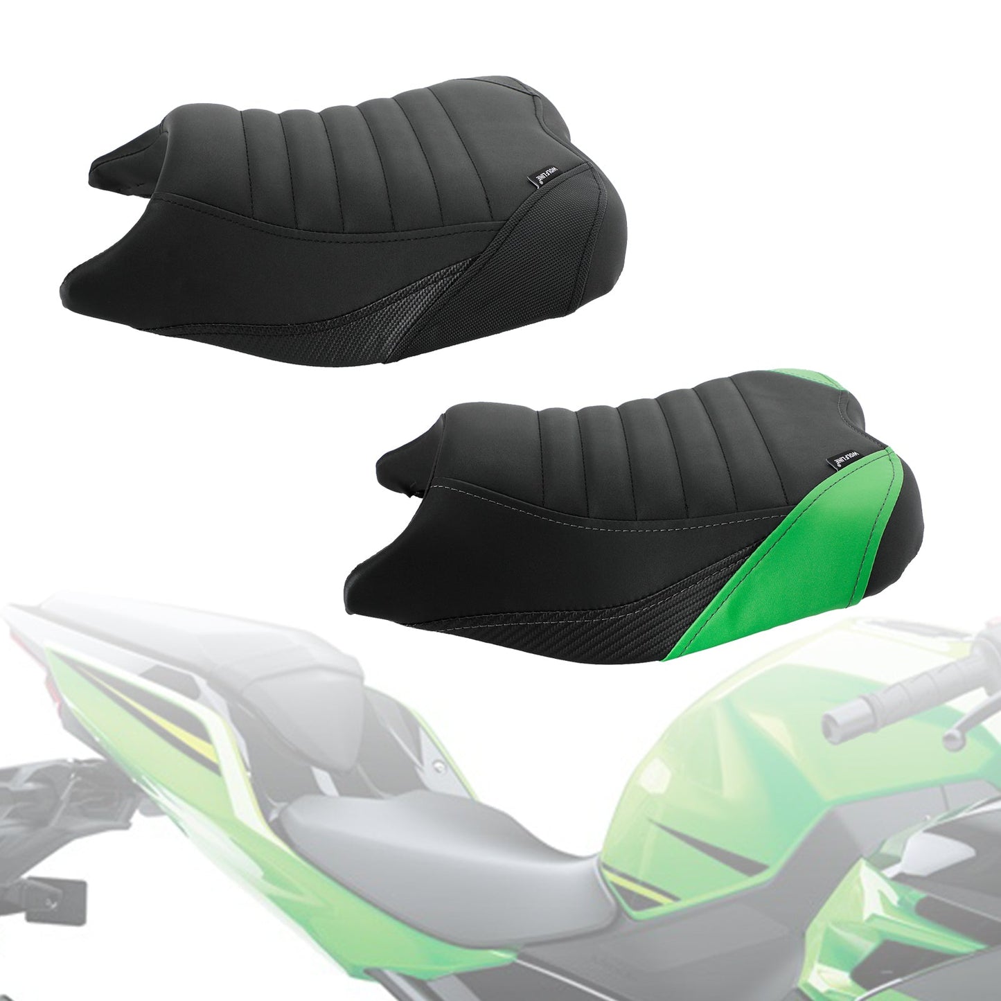KAWASAKI Ninja 400 Z400 2018-2022 Sostituisci sedile passeggero anteriore posteriore conducente verde