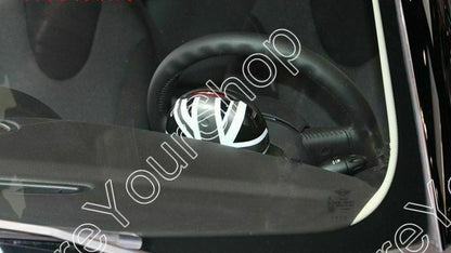 Coperchio del pannello del contagiri con bandiera inglese nera Union Jack per MINI COOPER R56 R58 R60