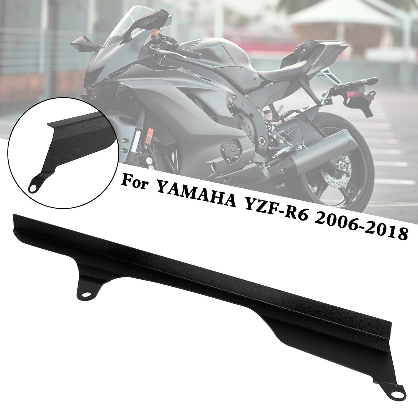 YAMAHA YZF R6 2006-2018 Coperchio protezione protezione catena pignone posteriore