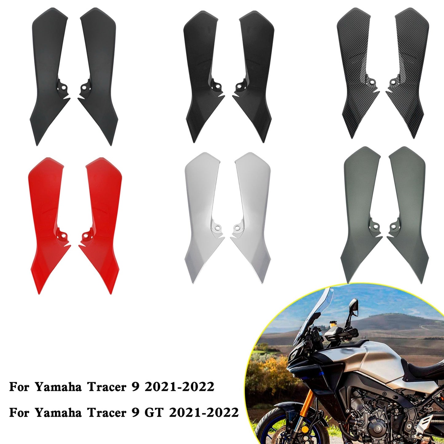 Yamaha Tracer 9 GT 2021-2022 Carenatura pannello carenatura sedile laterale coda posteriore