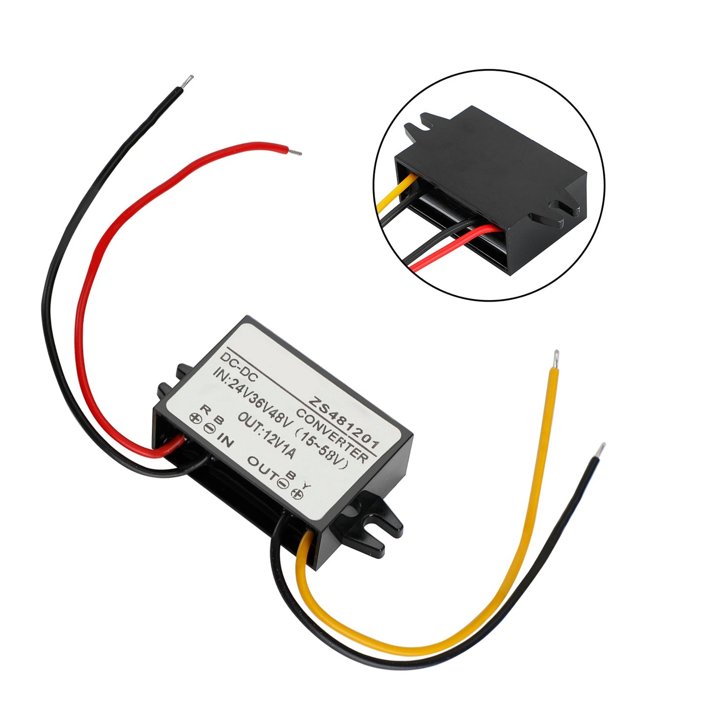 Convertitore DC-DC impermeabile 24V 36V 48V Step Down a 12V Modulo di alimentazione