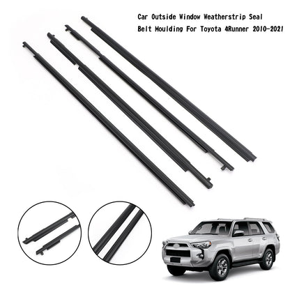 Auto Fuori Finestra Weatherstrip Guarnizione Cintura Stampaggio Per Toyota 4Runner 2010-2021 Generico