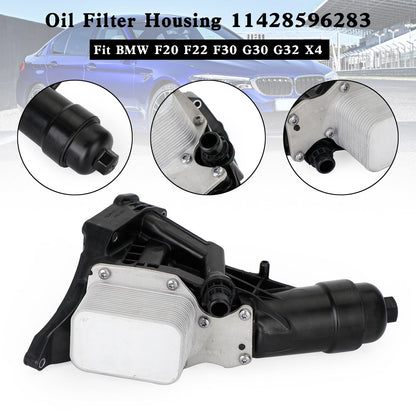 Alloggiamento filtro radiatore olio motore 11428596283 Fit BMW F20 F22 F30 G30 G32 X4 generico