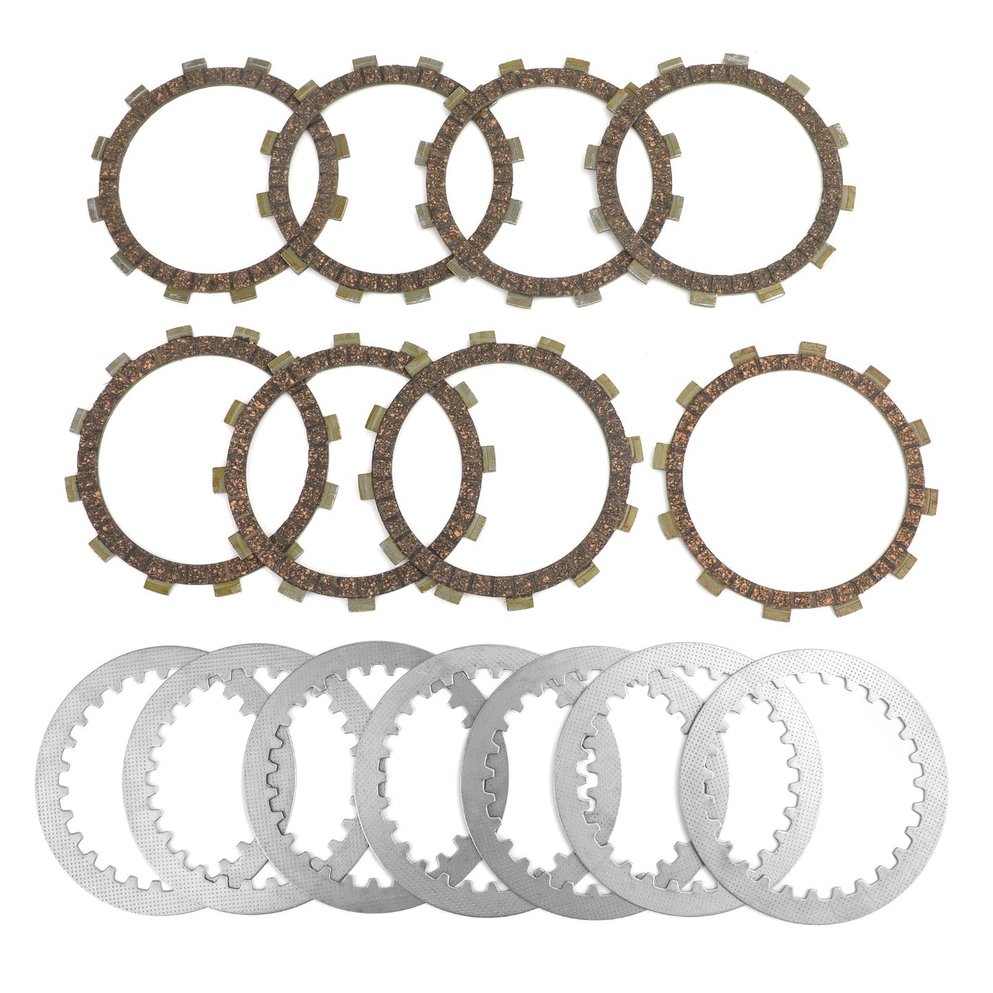 Kit frizione in ferro e dischi di attrito adatti per Yamaha 5Y1-16321-00 XT550 5Y3 XT550J Generico