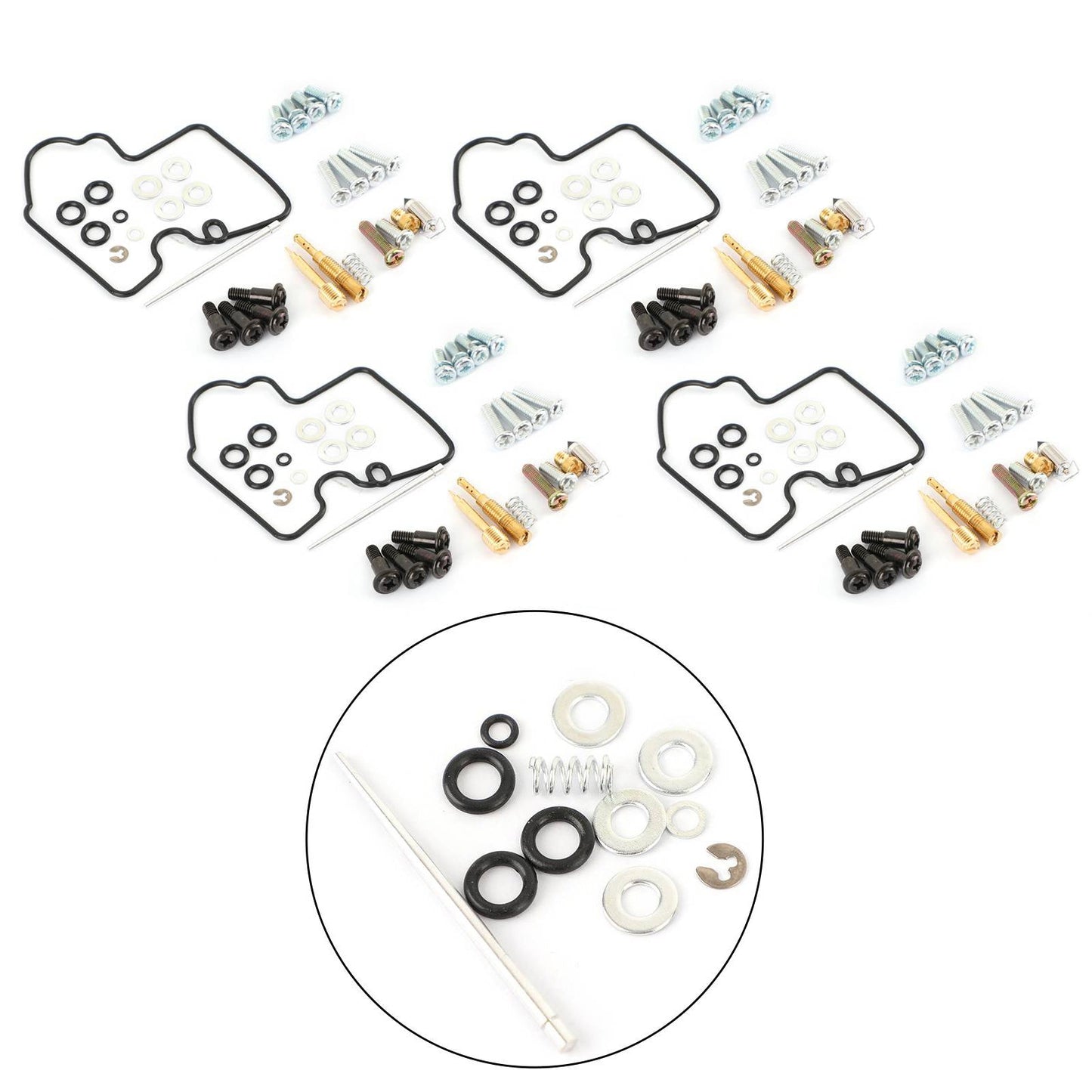 KIT RIPARAZIONE GUARNIZIONI GETTI CARBURATORE CARBURATORE per YAMAHA YZF R6 600 1999-2002 Generico