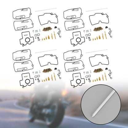 4X Carburatore Carb Rebuild Kit di riparazione adatto per Yamaha YFZ450 2004-2009 Generico