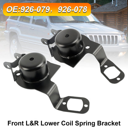 Coppia staffa molla elicoidale inferiore anteriore Jeep Grand Cherokee 1999-2004