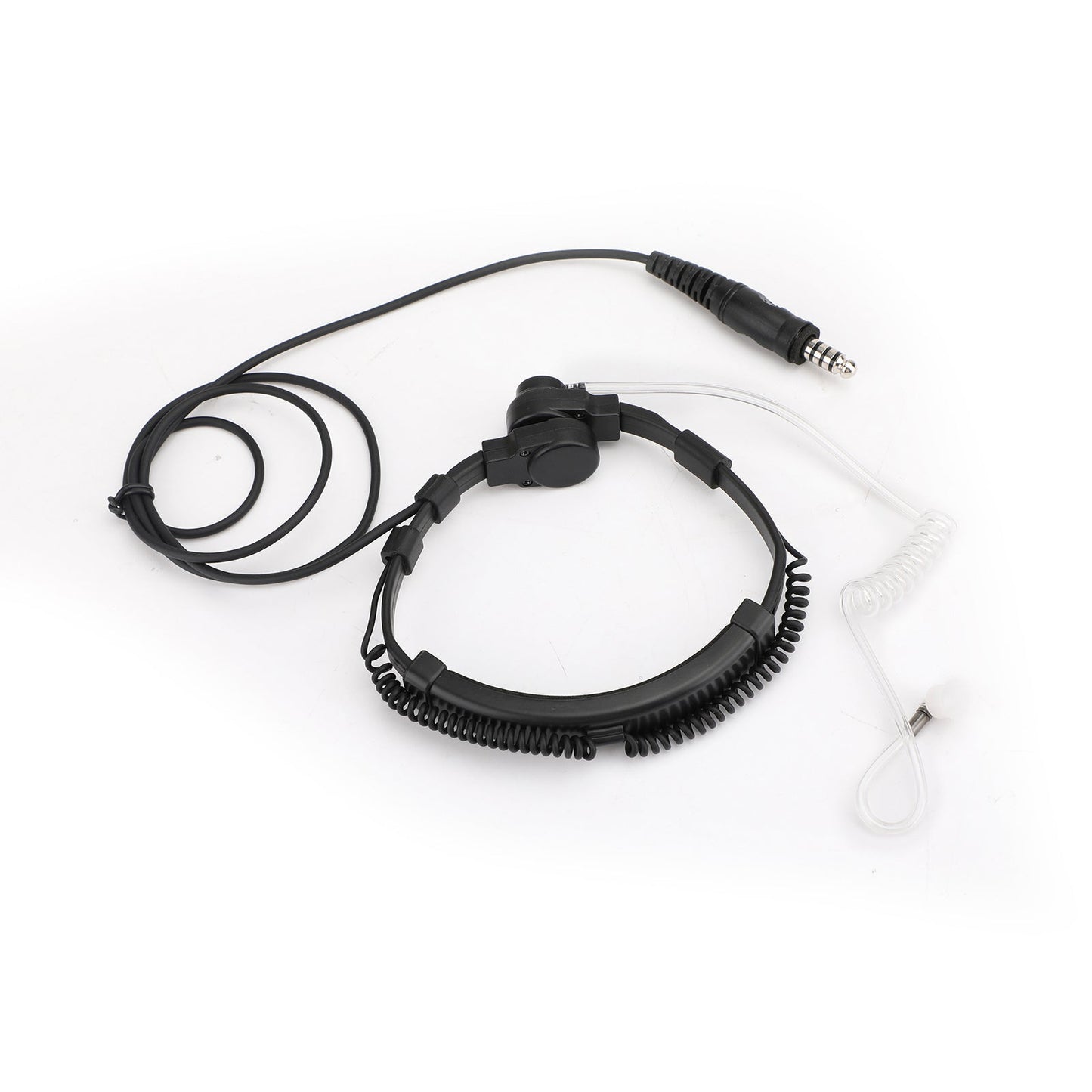 Cuffia tattica per gola con spina grande da 7,1 mm a 6 pin U94 PTT per TH-D7 TH-F6 TH-K2 TH-21