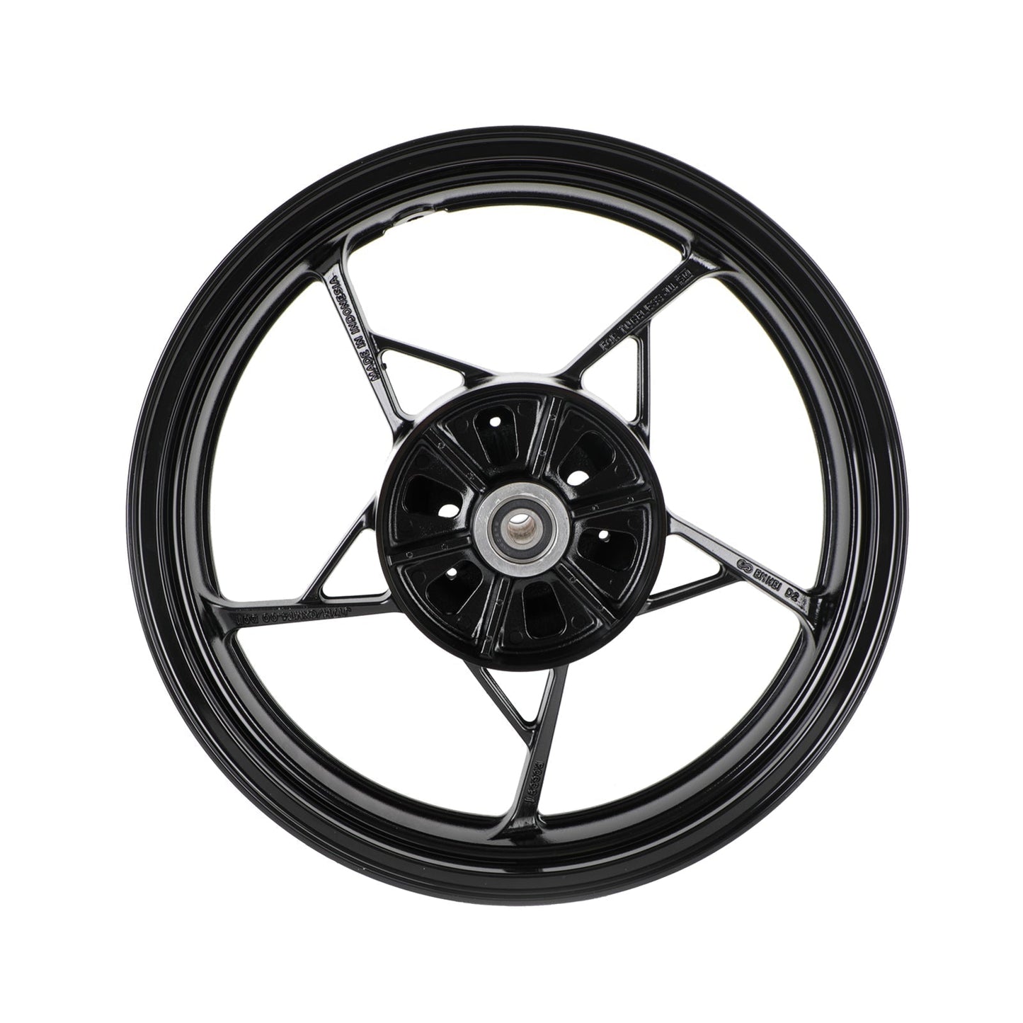 Cerchio posteriore ruota posteriore nero per Kawasaki Z400 EX400 Ninja 400 ABS 2018-2023 Generico