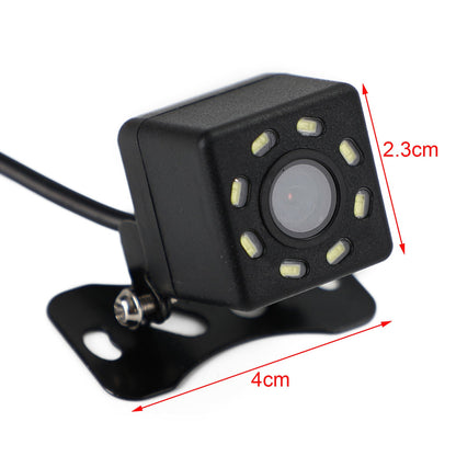 Dynamic Trajectory Parking Line Truck Car Reverse Backup Camera 8LED Night View