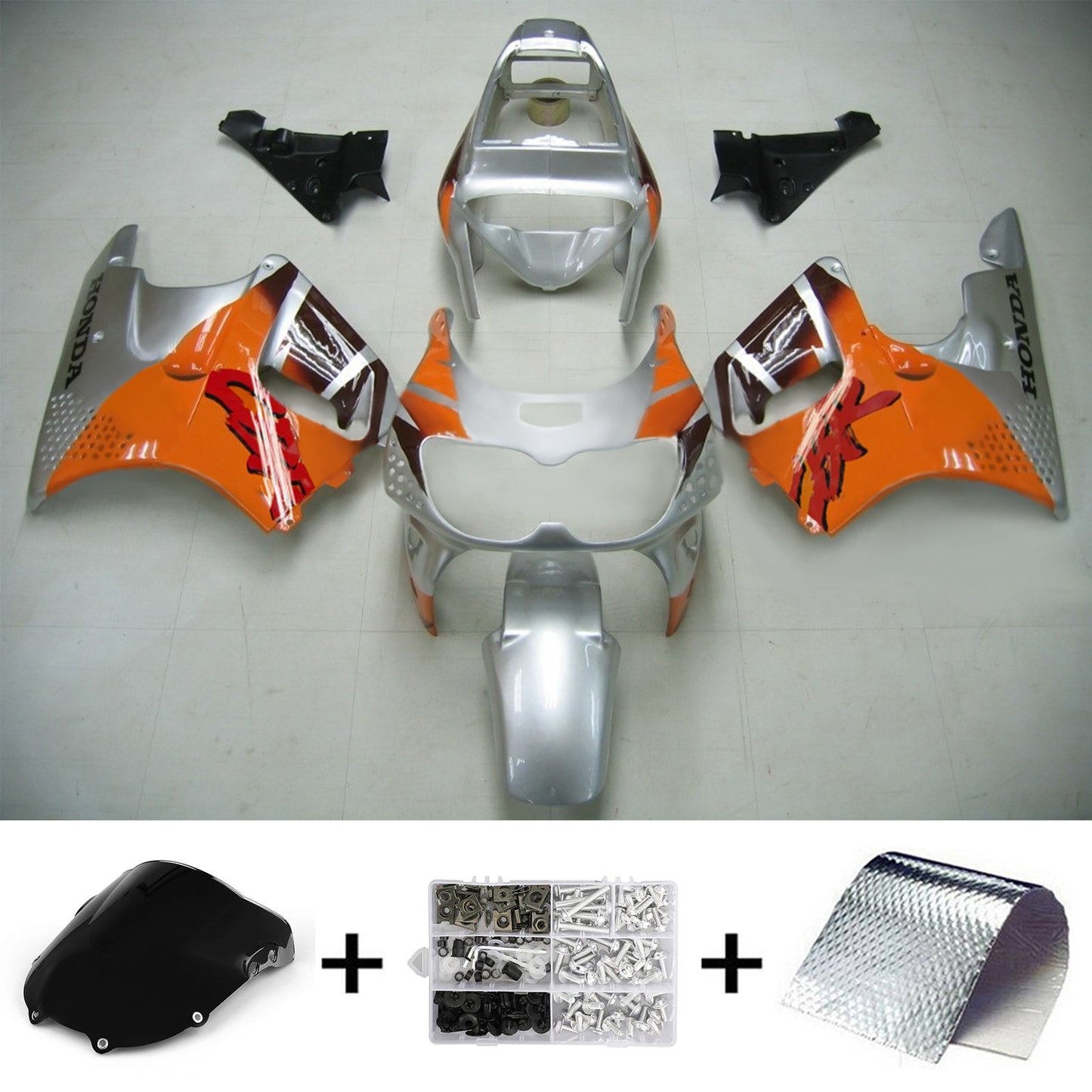 Amotopart Honda CBR900RR 893 1996-1997 Disory Kit Body Plastic Abs