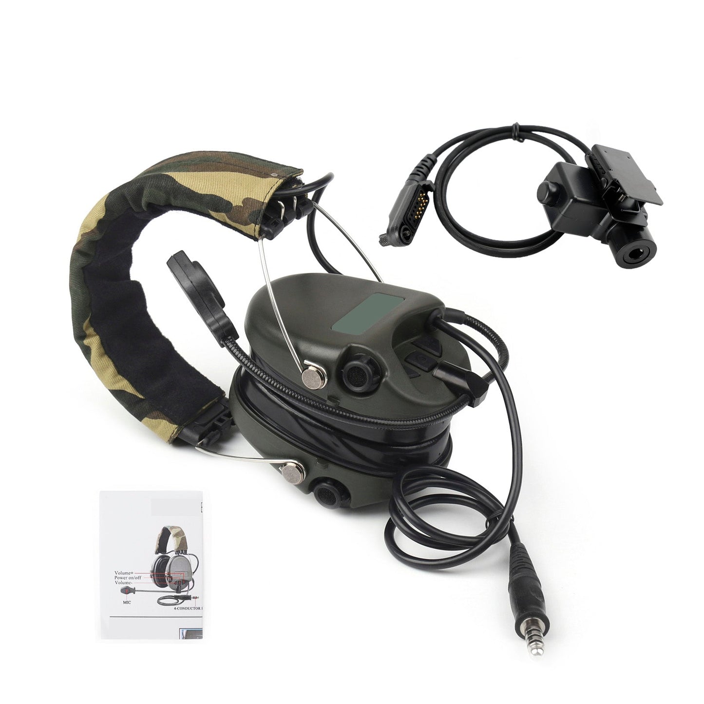 Cuffie CS con riduzione del rumore e pickup audio H60 per Hytera PD600 PD602 PD602g PD605