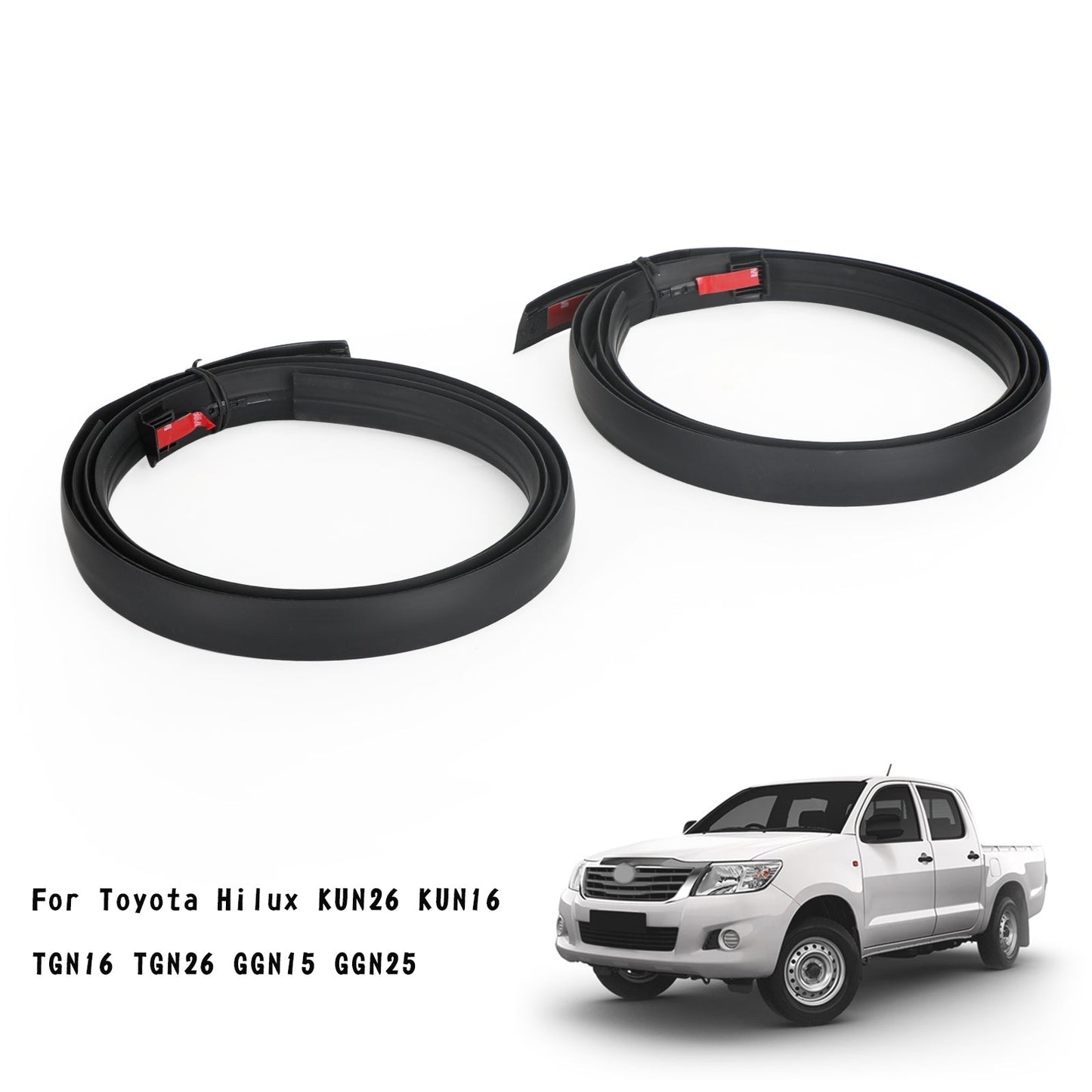 Doppia gomma della muffa del modanatura del tetto della carrozza 75552-0K011/31 per Toyota Hilux KUN26 KUN16 generico