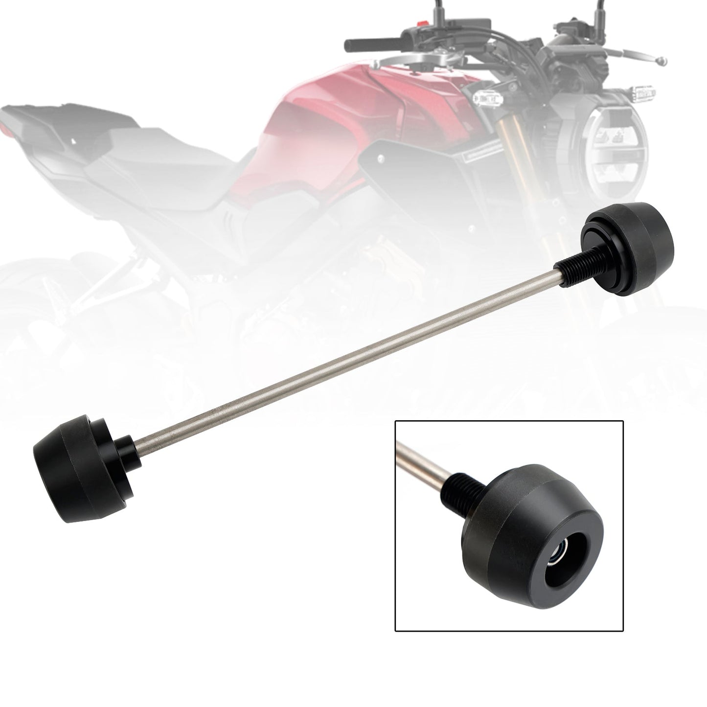 Honda Cb650R 2021-2023 Protezione Asse Ruota Protezione Asse Nero