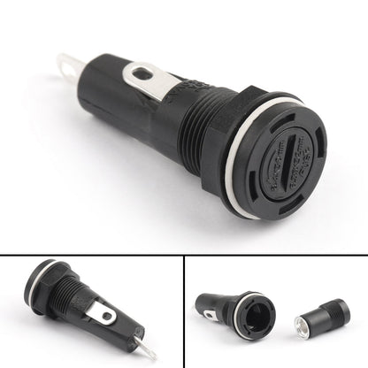 4PCS SCI R3-55B Supporto per fusibili telaio per montaggio a pannello per fusibili in vetro 6x30mm 20A 250V