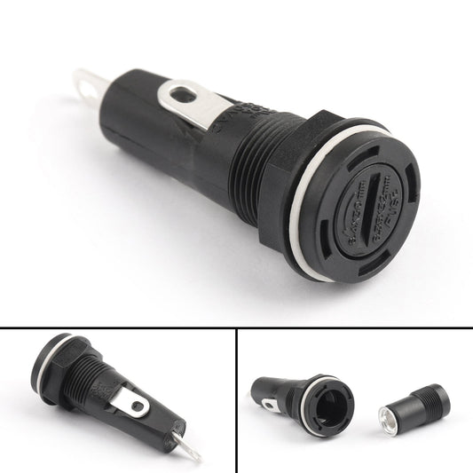 4PCS SCI R3-55B Supporto per fusibili telaio per montaggio a pannello per fusibili in vetro 6x30mm 20A 250V