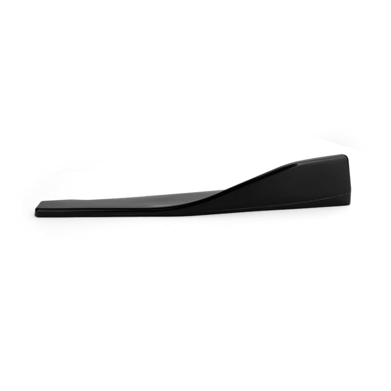 48cm Gonna Spoiler Posteriore Labbro/Estensione Laterale Rocker Splitter Winglet Wings Nero Generico