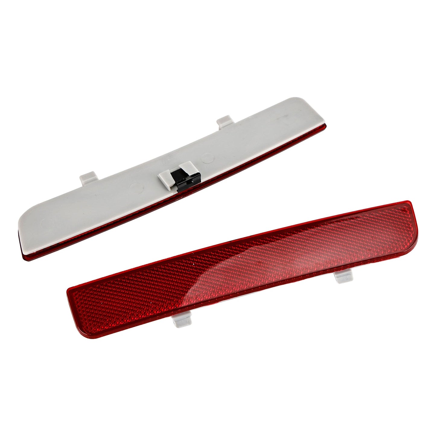 2x Rosso Paraurti Posteriore Riflettore Stop Luce Freno Per Range Rover L322 Freelander 2