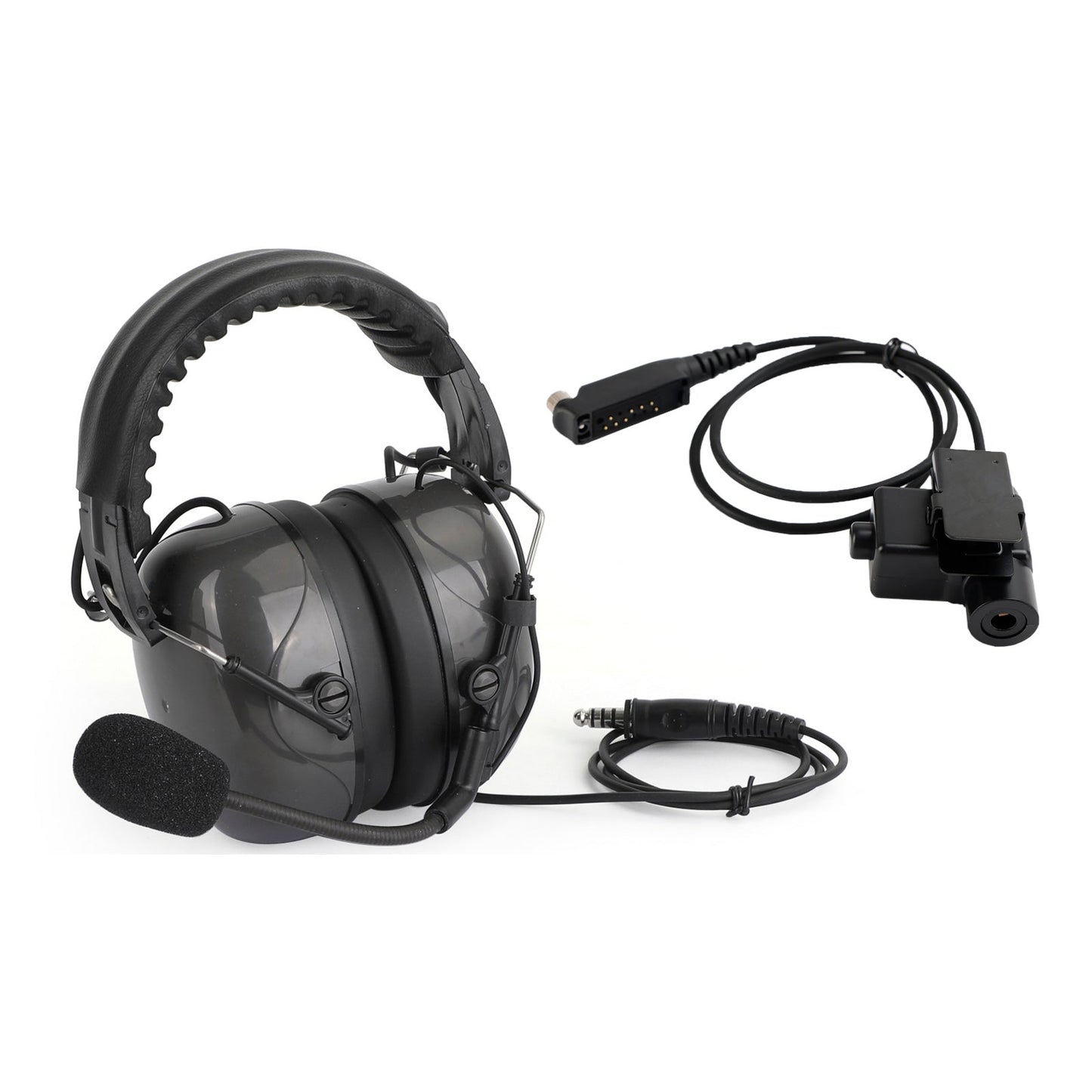 Cuffia regolabile con cancellazione del rumore 7.1-C5 per Sepura STP8000 STP8030 STP8035