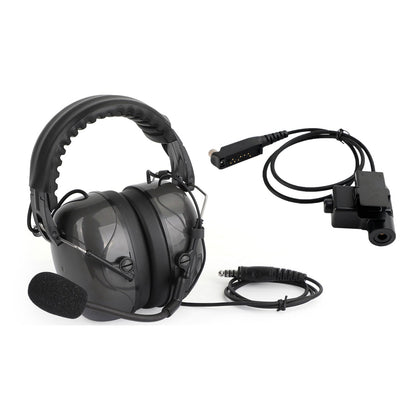 Cuffia regolabile con cancellazione del rumore 7.1-C5 per Sepura STP8000 STP8030 STP8035