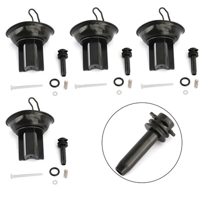 4x Moto Kit riparazione carburatore pistone diaframma per Honda CB400 VTEC CB 400 Generico
