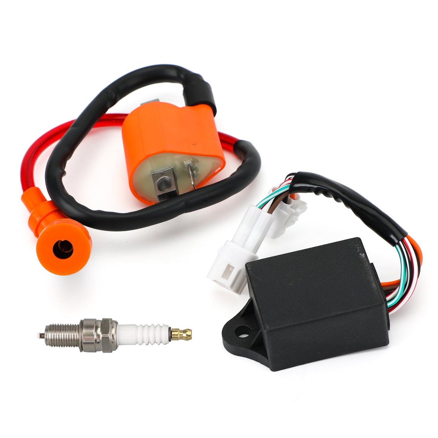 Bobina di accensione Candela CDI per Yamaha Timberwolf 250 YFB250 BearTracker YFM250 Generico