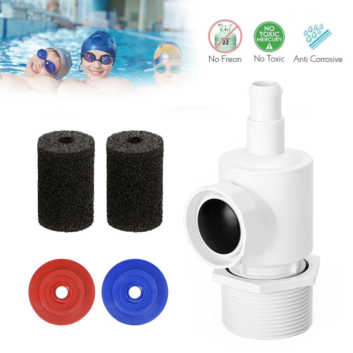 Connettore universale per montaggio a parete per pulitore per piscine Polaris 180 280 380 9-100-9001