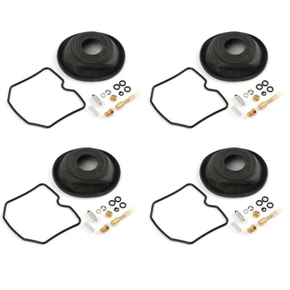 4 Set Kit Ricostruzione Riparazione Carburatore per Suzuki GSF600S Bandit 1996-2003 Generico